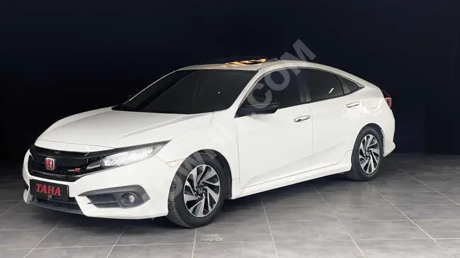 2017 - HONDA-CİVİC - ناقل حركة اوتوماتيك -  تسجيل 2018 - مسافة 112000 كم - بدون عيوب