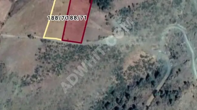 A plot of land measuring 6300 m² located on the main road frontage, and it can be sold separately if desired.