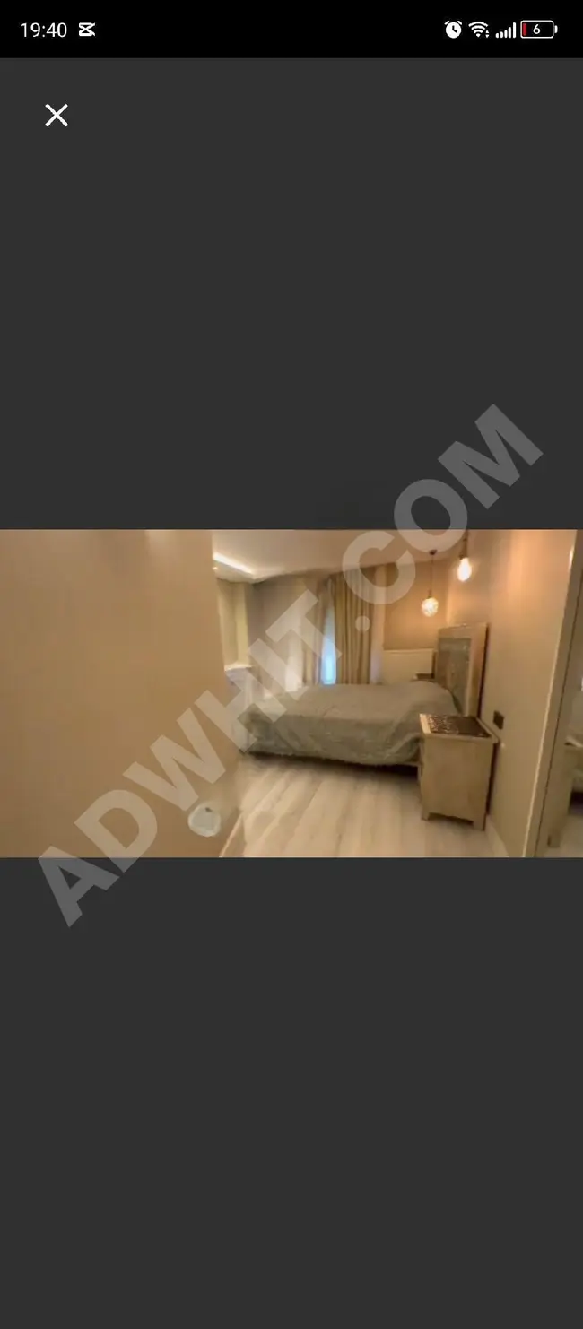 Fully furnished 3+1 apartment for rent in a fully equipped residential complex in Beylikdüzü Adnan Kahveci.