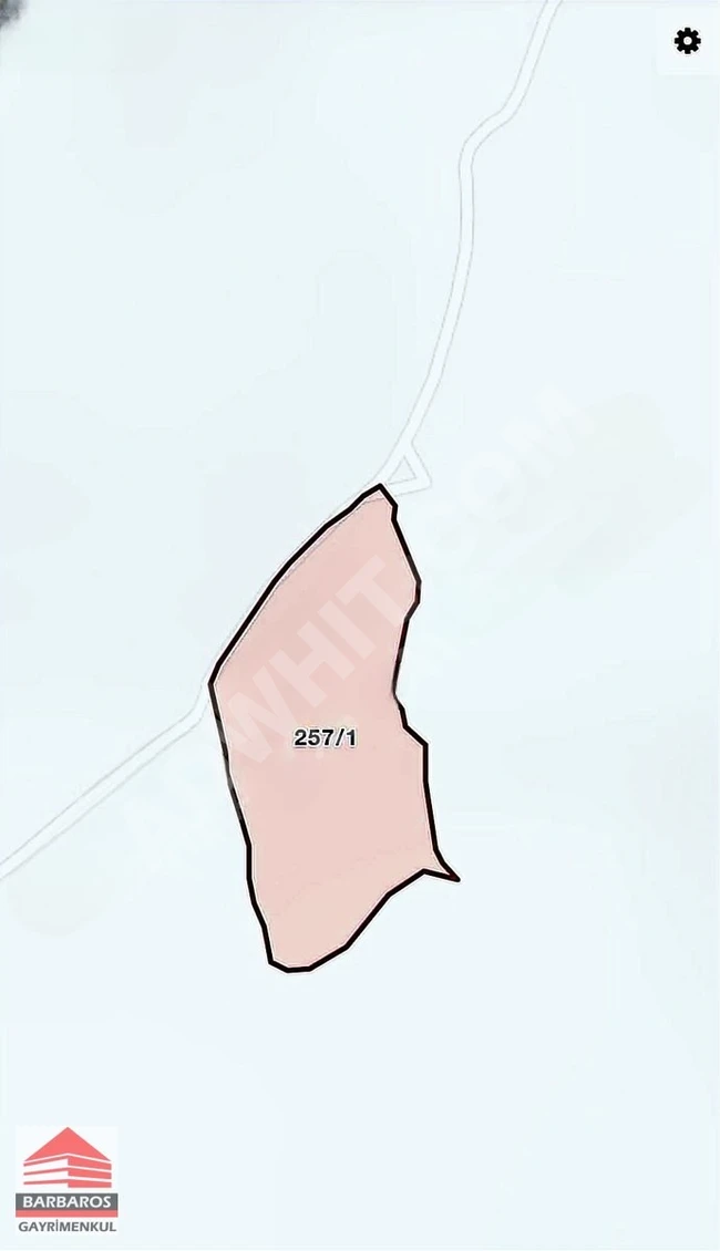 A standalone land with an area of 21,117 square meters in HAVRAN.