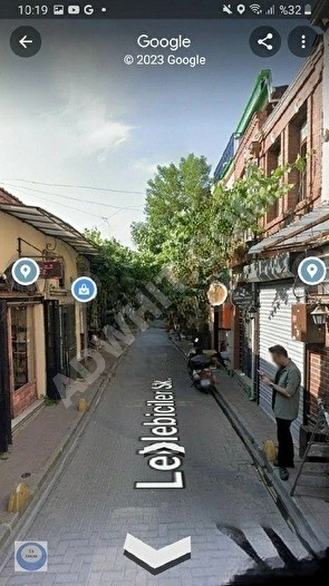 Duplex premises for sale on Antikacılar Street