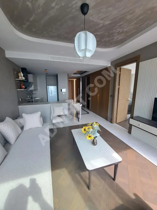 3+1 apartment for rent with a sea view in an ultra-luxurious location in the Yedi Mavi complex.