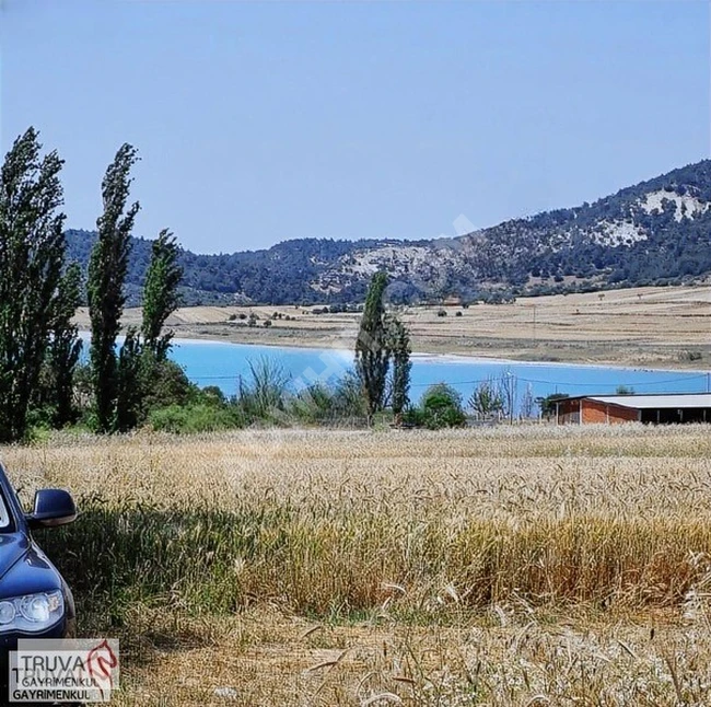 Balıkesir Bigadiç Çamköy baraj manzaralı resmi yol cephe 1383m2