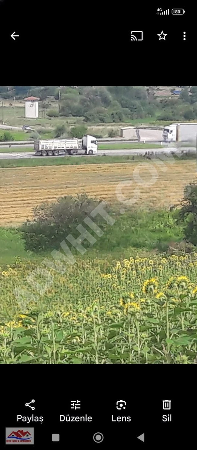 Cheap agricultural land suitable for commercial investment located in the area of EDİRNE HAVSA