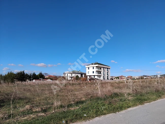 Lands for sale with an area of 1,028 square meters as a single plot with two separate title deeds from HARİS REAL ESTATE.