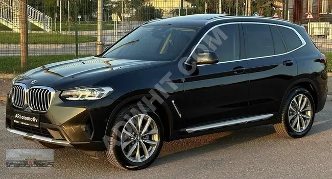 2022 ÇIKIŞLI,YENİ KASA BMW X3-CAM TAVANLI-19.800 KM'de-SİYAH