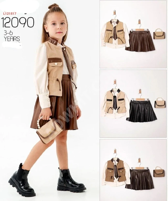 Girls' Winter Skirt Set