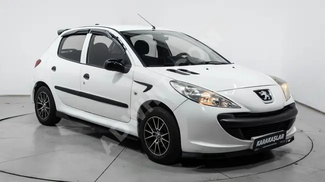 Peugeot 206 PLUS with 118,000 km mileage, available with a 149,000 down payment and a 36-month loan, document.