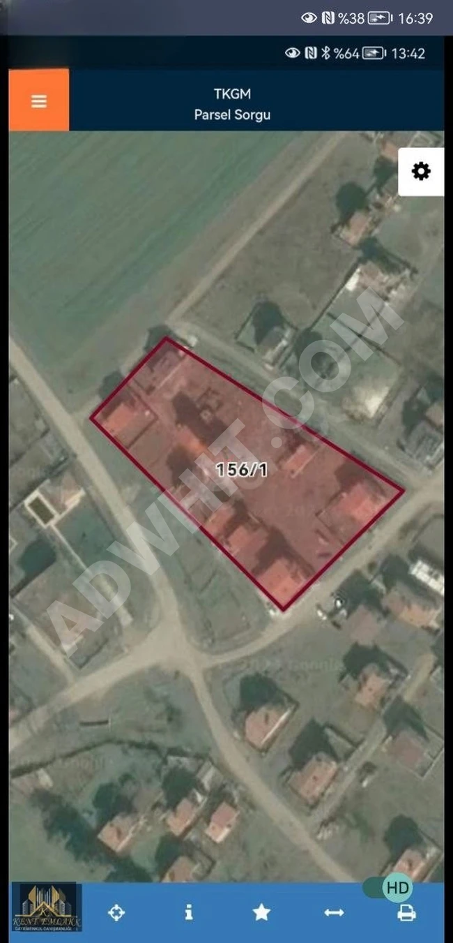 A plot of land suitable for construction for sale in Tekirdağ Marmara Ereğlisi Yeniçiftlik.