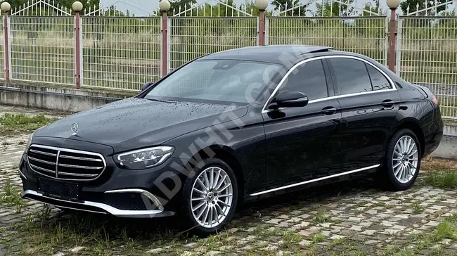 2022 MERCEDES E200 d EXCLUSİVE-BOYASIZ TRAMERSZ-SİYAH içi FINDIK