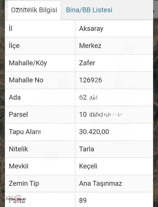 أرض استثمارية لا تفوت   على شارع 126 في مركز AKSARAY