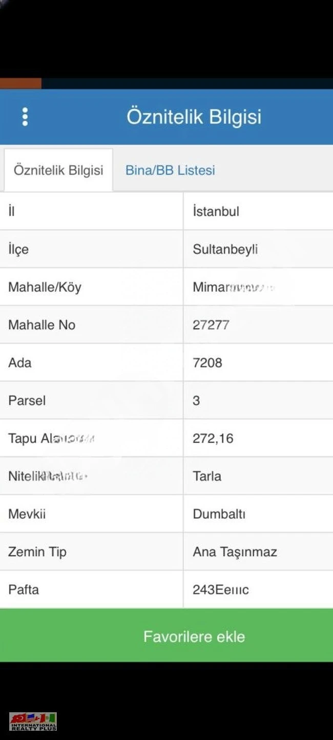 SULTANBEYLİ MİMAR SİNAN'DA MERKEZE YAKIN SATILIK ARSA