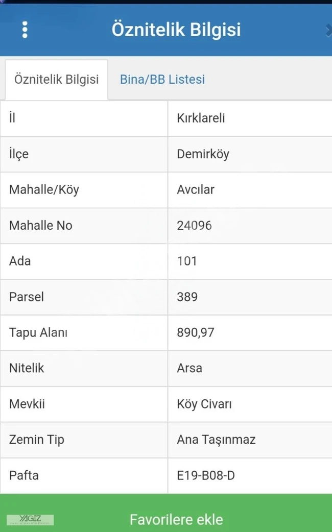 KIRKLARELİ İMARLI ACİL SATILIK ARSA