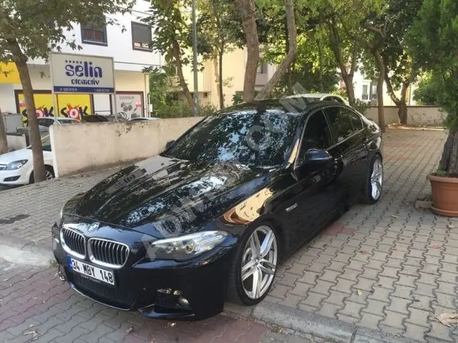 2013 MODEL BMW 5.20İ M-SPORT FUL PAKET HATA BOYA KAZA KESİNLİKLE YOKTUR  !