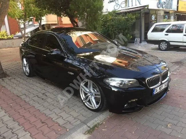 2013 MODEL BMW 5.20İ M-SPORT FUL PAKET HATA BOYA KAZA KESİNLİKLE YOKTUR  !