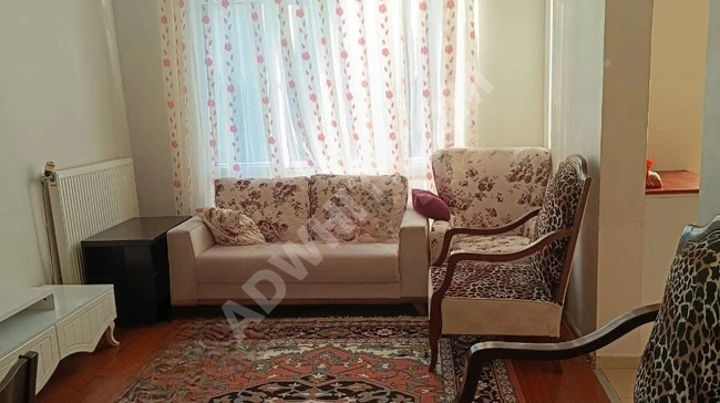 A 2+1 furnished apartment for rent with an area of 75 square meters in area 3 KAYAŞEHİR