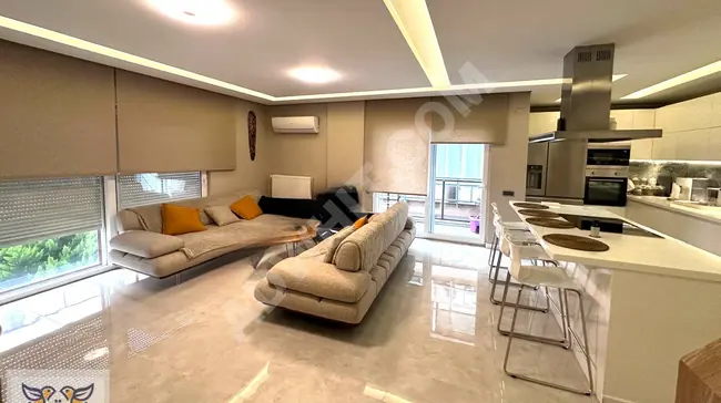 Luxury duplex apartment 3+1 furnished for sale in FENER district