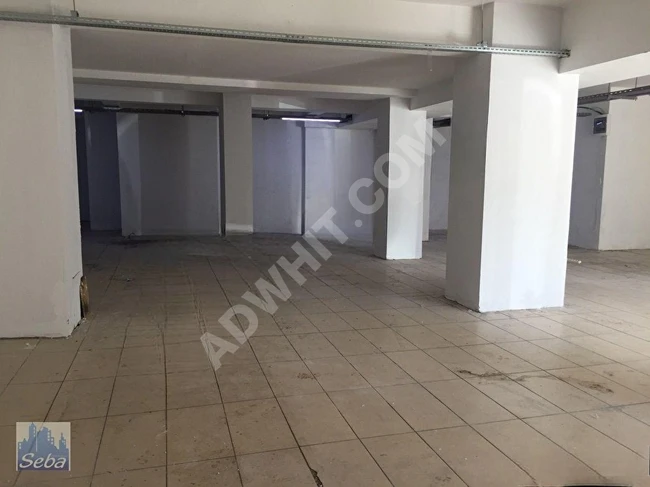 Ground floor shop with an area of 350 m2 near the tax office in GAYRETTEPE.