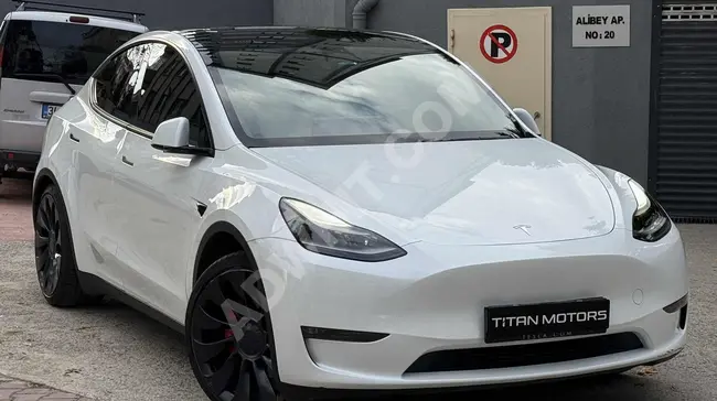 TİTAN MOTORS İLK ELDEN TESLA MODEL Y PERFORMANCE 534HP BOYASIZ