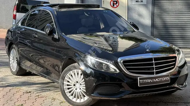 TİTAN MOTORS HATASIZ BOYASIZ MERCEDES C200 d EXCLUSİVE CAM TAVAN