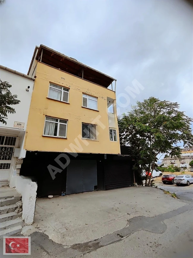 KONUT+TİCARİ İMARLI 3+1DEN 3 DAİRE+2 DÜKKANLI 283m2 ARSALI BİNA