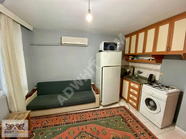 Merkezin Tam İçerisinde Aile Apartmanın'da 1+1 Daire