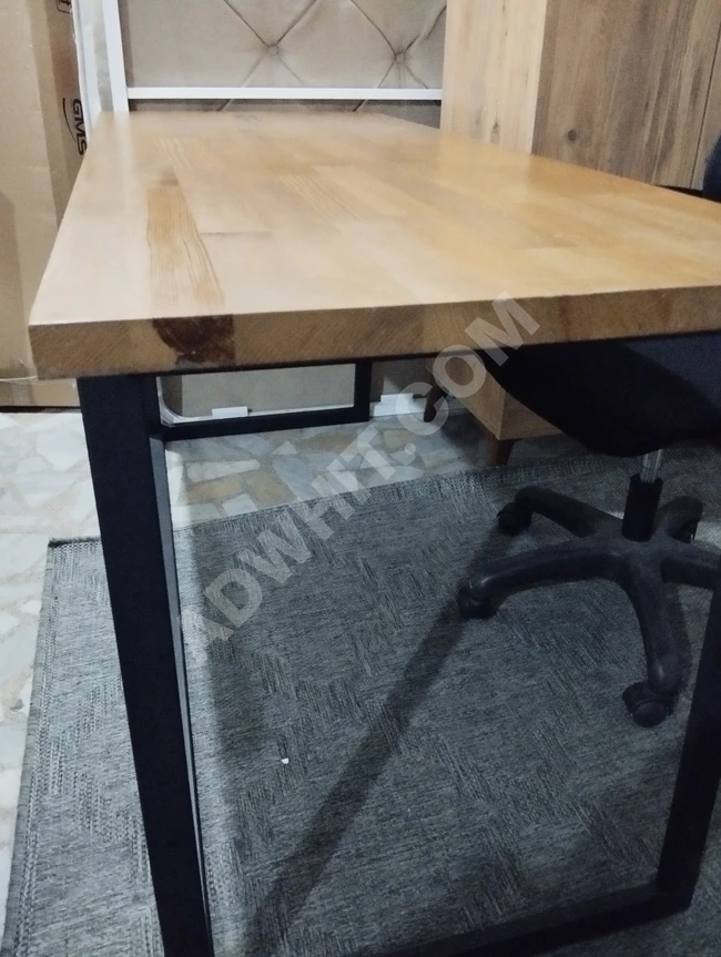 Solid wood table