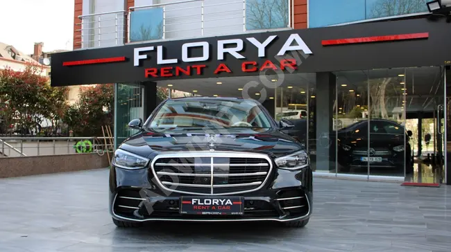 MERCEDES S400 d L 4MATIC AMG car, model 2021 from FLORYA RENT A CAR