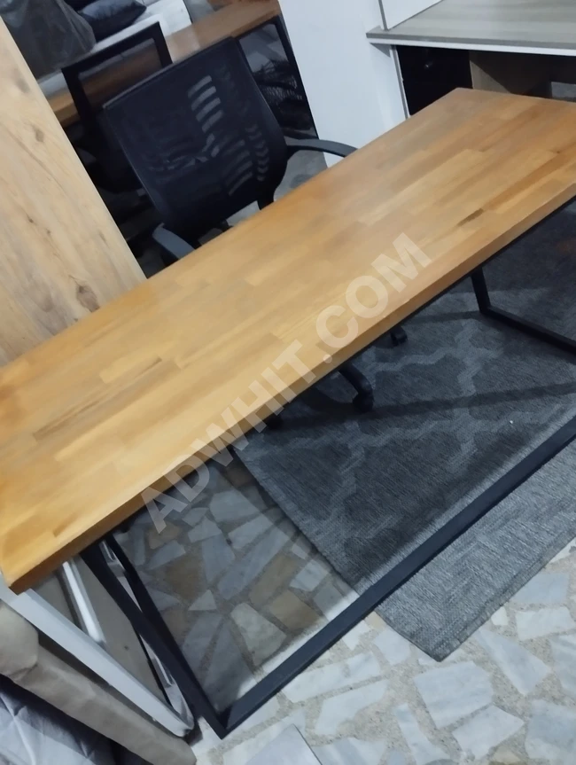 Solid wood table