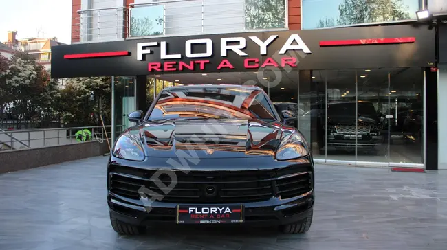 FLORYA RENT A CAR 2021 PORSHE CAYANNE 3.0 V6 SİYAH-KIRMIZI