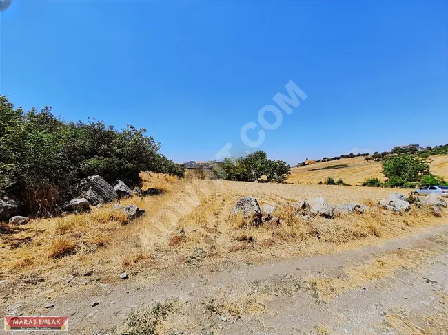 4 donums of registered land and 6 donums of land for use in the ELMALAR area from MARAŞ EMLAK.