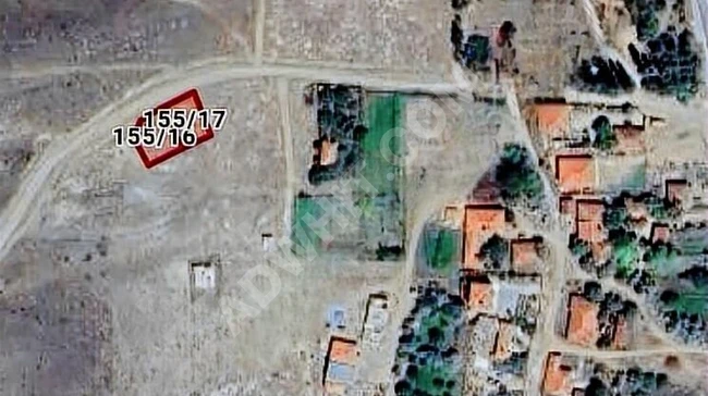 Land prepared for construction, 377 square meters in BALIŞEYH KULAKSIZ, 15 minutes from ROKETSAN.