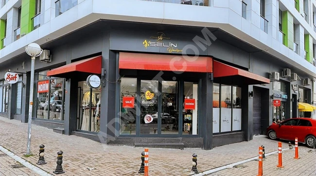 A new corner store in the newly built market - There is a reliable tenant for 36,000 Turkish Lira.