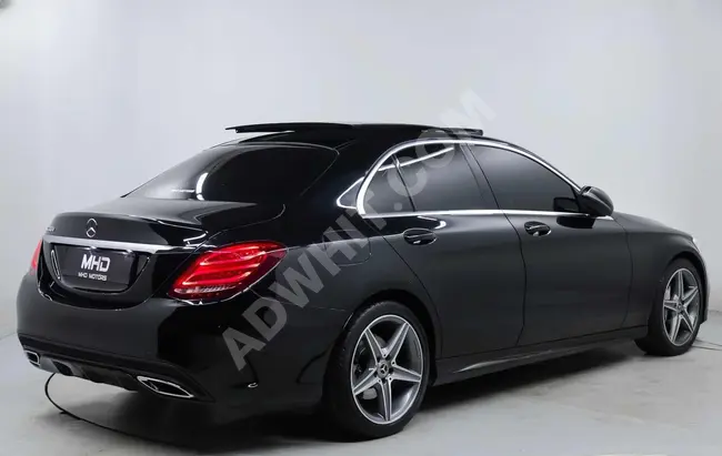 C200 D AMG 2018 - بذاكرة مزدوجة , مقاعد RECARO , شاشة واسعة , بدون حوادث , بعداد 159 كم - من MHD