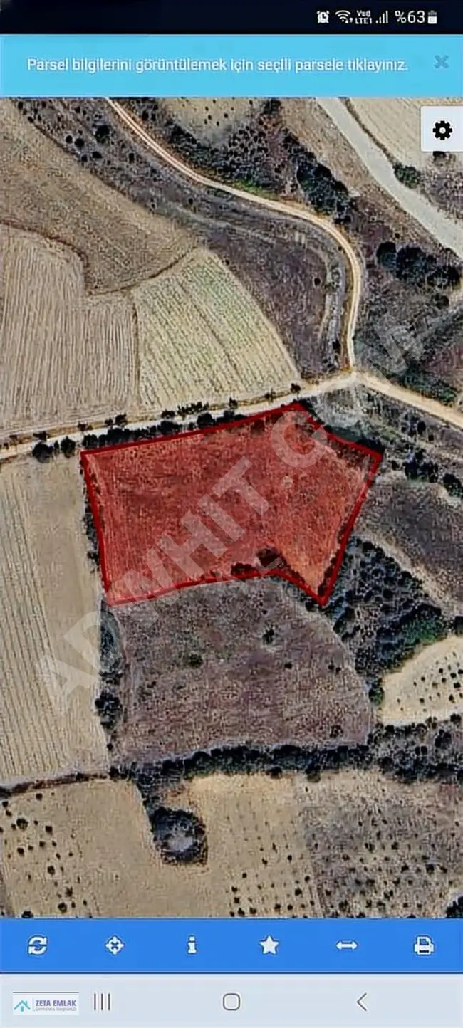 Agricultural land with a 5% building ratio in the village of BİLECİK SÖĞÜT GEÇİTLİ