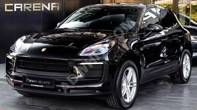 PORSCHE MACAN II 2.0 موديل 2021 بقوة 265 حصان, لون بوردو جلد - 10.000 كم - CARENA