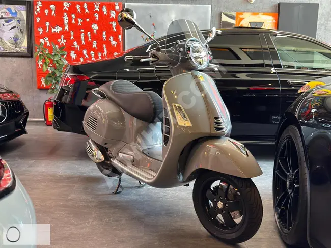 2020 -  VESPA GTA 300 T SUPERTECH - لون فضي NARDO  - بدون عيوب - من BARAN MOTORS