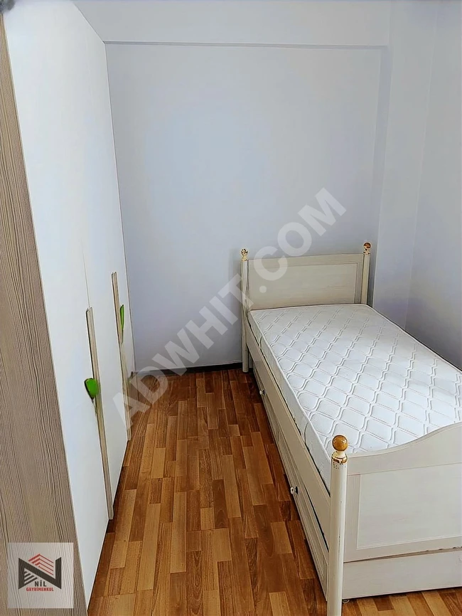 Fully furnished apartment, with elevator, on the corner, with natural gas heating, in SEYİTÖMER MAHALLESİ