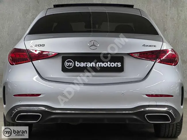 BARAN MOTORS 2022 MERCEDES C200 AMG 4MATIC BAYİİ BOYASIZ