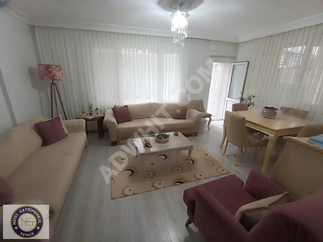 3+1 apartment for sale with a net area of 120 m2 located in the KAVACIK MERKEZ area.