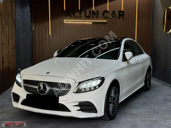 2020 Mercedes C200d AMG 9G-Tronic Y.Servis Bakımlı Boyasız !