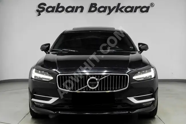 2017 - VOLVO  S90 - مقاعد تدفئة و تبريد و تدليك - قتحة سقف بانورامي - متابعة المسار