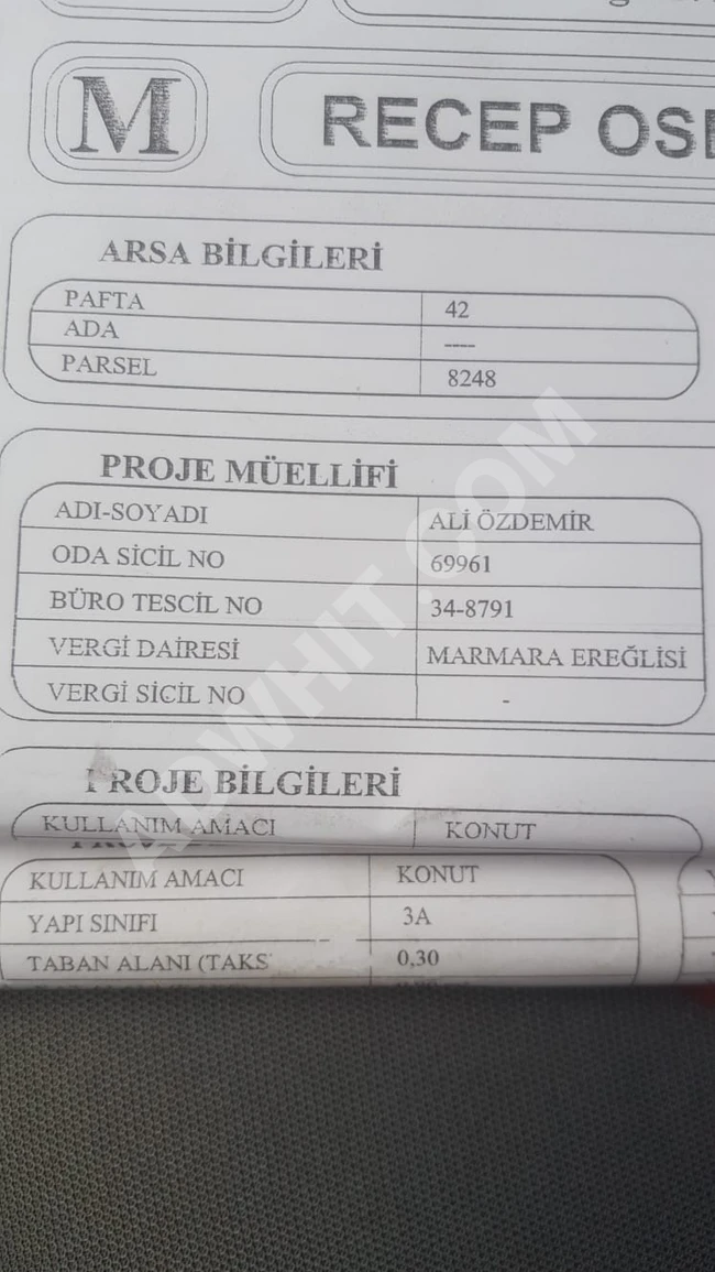 للبيع مبنى  5+1 مستقل في Marmara ereğlisi، Yeniçiftlik - من VİZYON