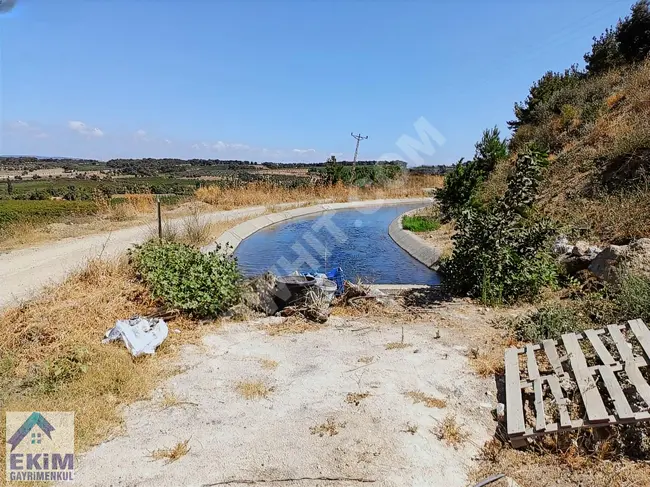 Land for sale in Aklala, Moudaig, Bahsa, in the village of Yapıldak, in the center of Çanakkale.