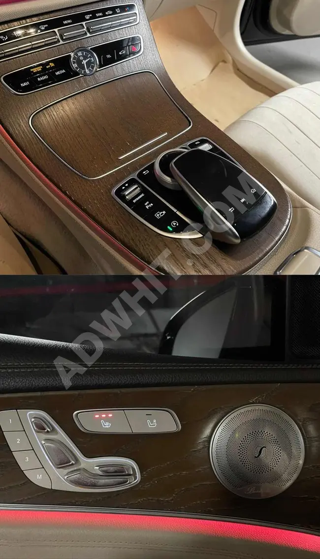 MERCEDES E180 موديل 2018 حصري 9G-TRONİC , عداد 120.000 كم , بصيانة كاملة