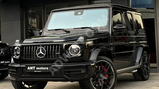 2023 - MERCEDES G63 AMG KARBON - مقاعد تبريد - نظام صوتي BURMESTER - داخلي لون احمر