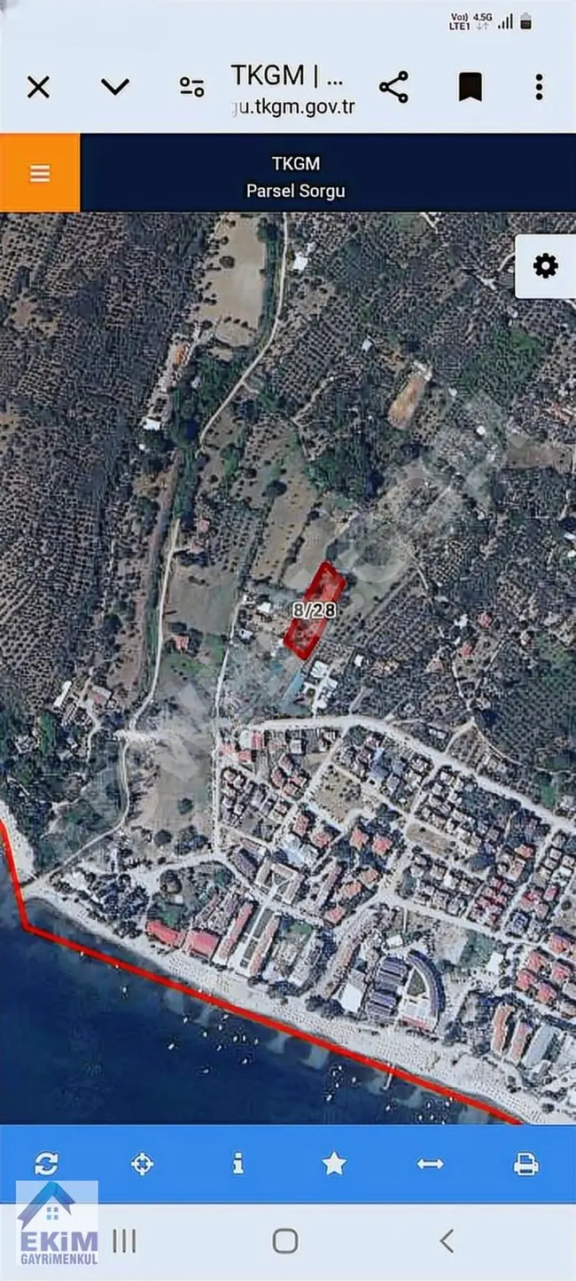 Land for sale in the ERDEK HALİTPAŞA area