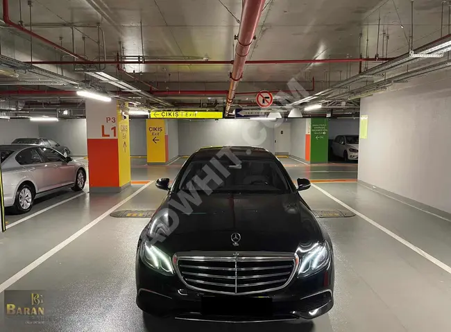 MERCEDES E180 موديل 2018 حصري 9G-TRONİC , عداد 120.000 كم , بصيانة كاملة