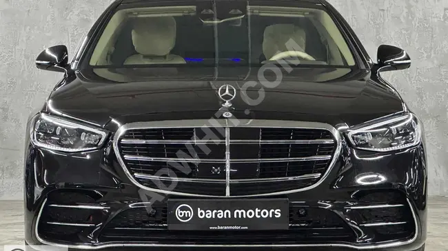 سيارة S400d AMG 4D BURM BYK HEADUP موديل 2023 محور خلفي علاج تدليك تلفزيون DISTR جنط 21