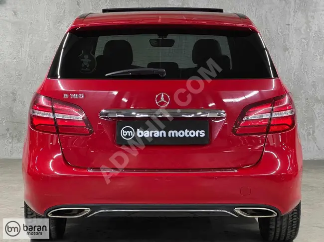 سيارة MERCEDES B180 URBAN موديل 2015 - سقف زجاجي - بمساحة 54,075 كم